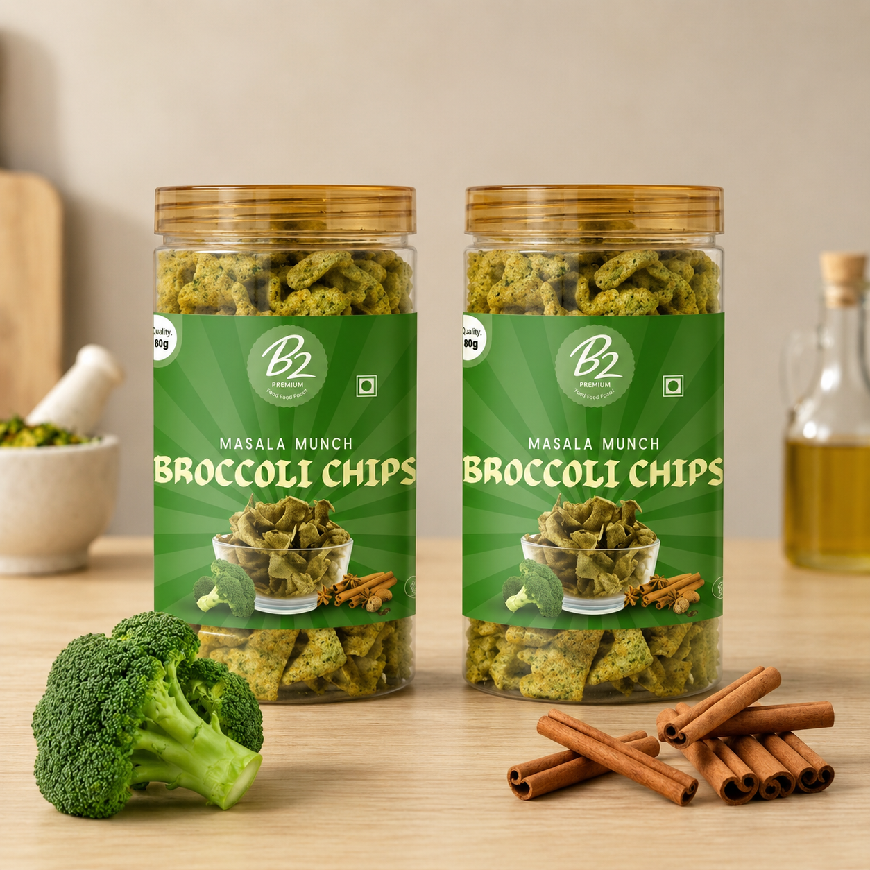 B2 PREMIUM BROCCOLI CHIPS 